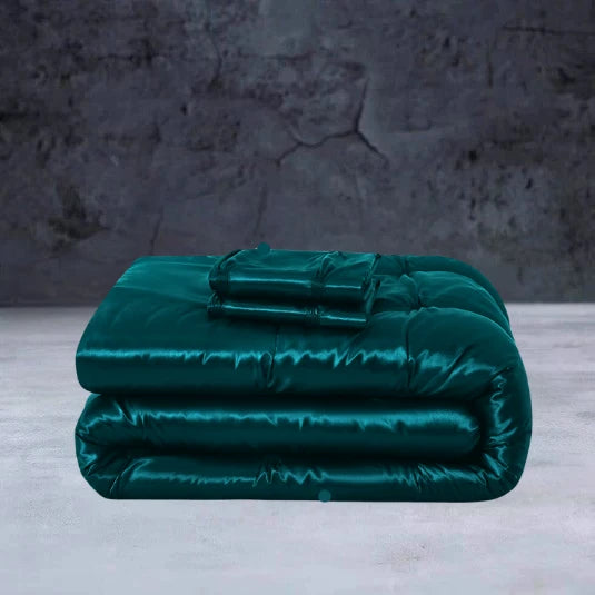 Mulberry Silk Satin Comforter